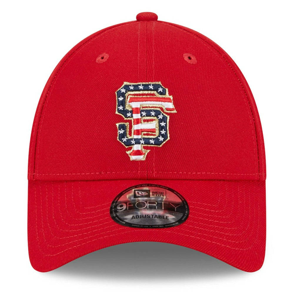 San Francisco Giants 2023 Fourth of July 9FORTY Adjustable Hat Red | New Era