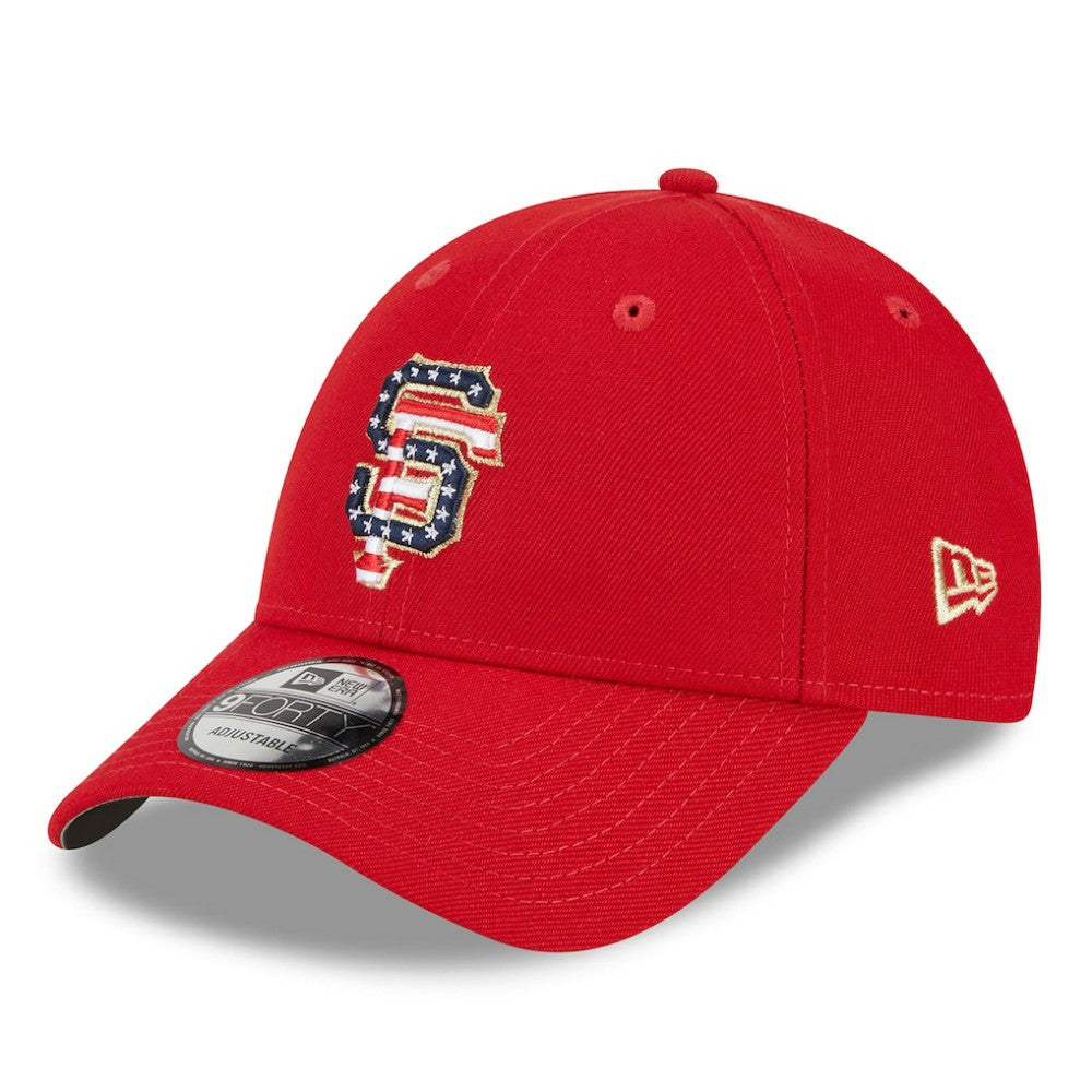 San Francisco Giants 2023 Fourth of July 9FORTY Adjustable Hat Red | New Era