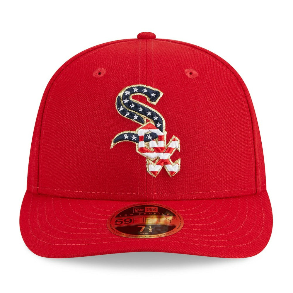 Chicago White Sox 2023 Fourth of July Low Profile 59FIFTY Fitted Hat Red | New Era