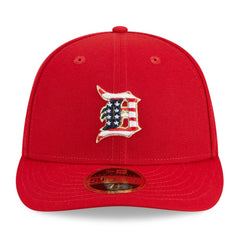 Detroit Tigers 2023 Fourth of July Low Profile 59FIFTY Fitted Hat Red | New Era