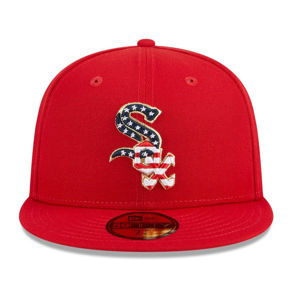 Chicago White Sox 2023 Fourth of July 59FIFTY Fitted Hat Red | New Era