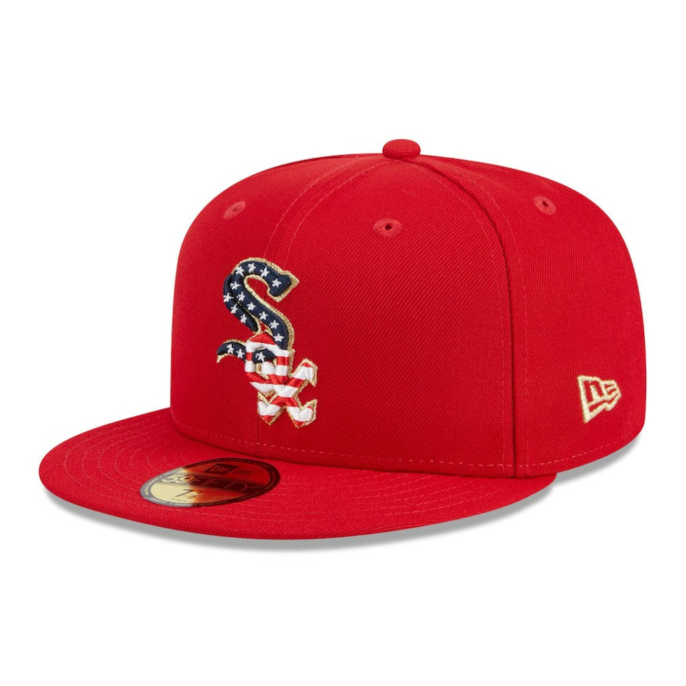 Chicago White Sox 2023 Fourth of July 59FIFTY Fitted Hat Red | New Era