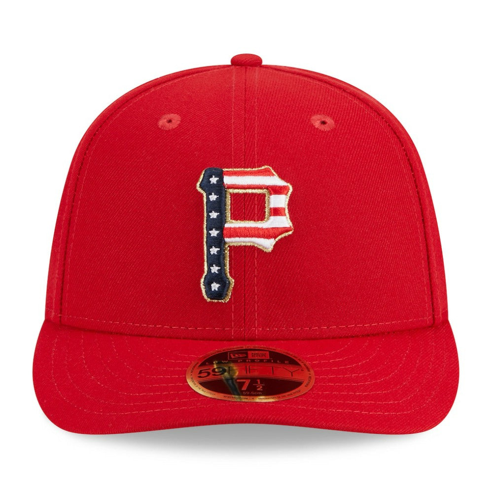 Pittsburgh Pirates 2023 Fourth of July Low Profile 59FIFTY Fitted Hat Red | New Era