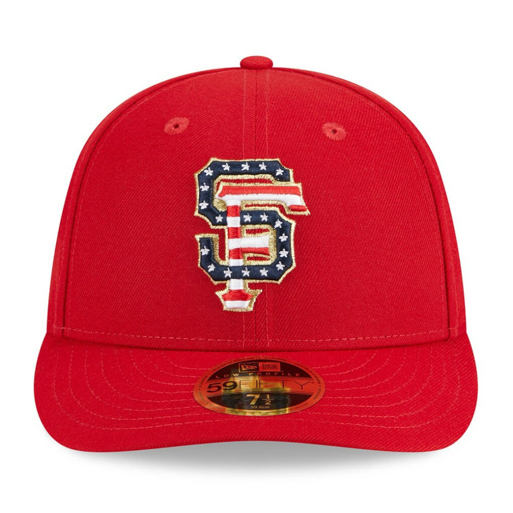 San Francisco Giants 2023 Fourth of July Low Profile 59FIFTY Fitted Hat Red | New Era