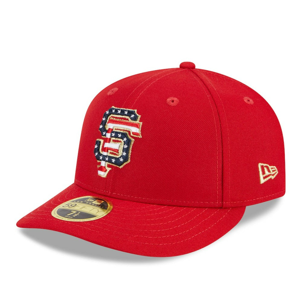 San Francisco Giants 2023 Fourth of July Low Profile 59FIFTY Fitted Hat Red | New Era