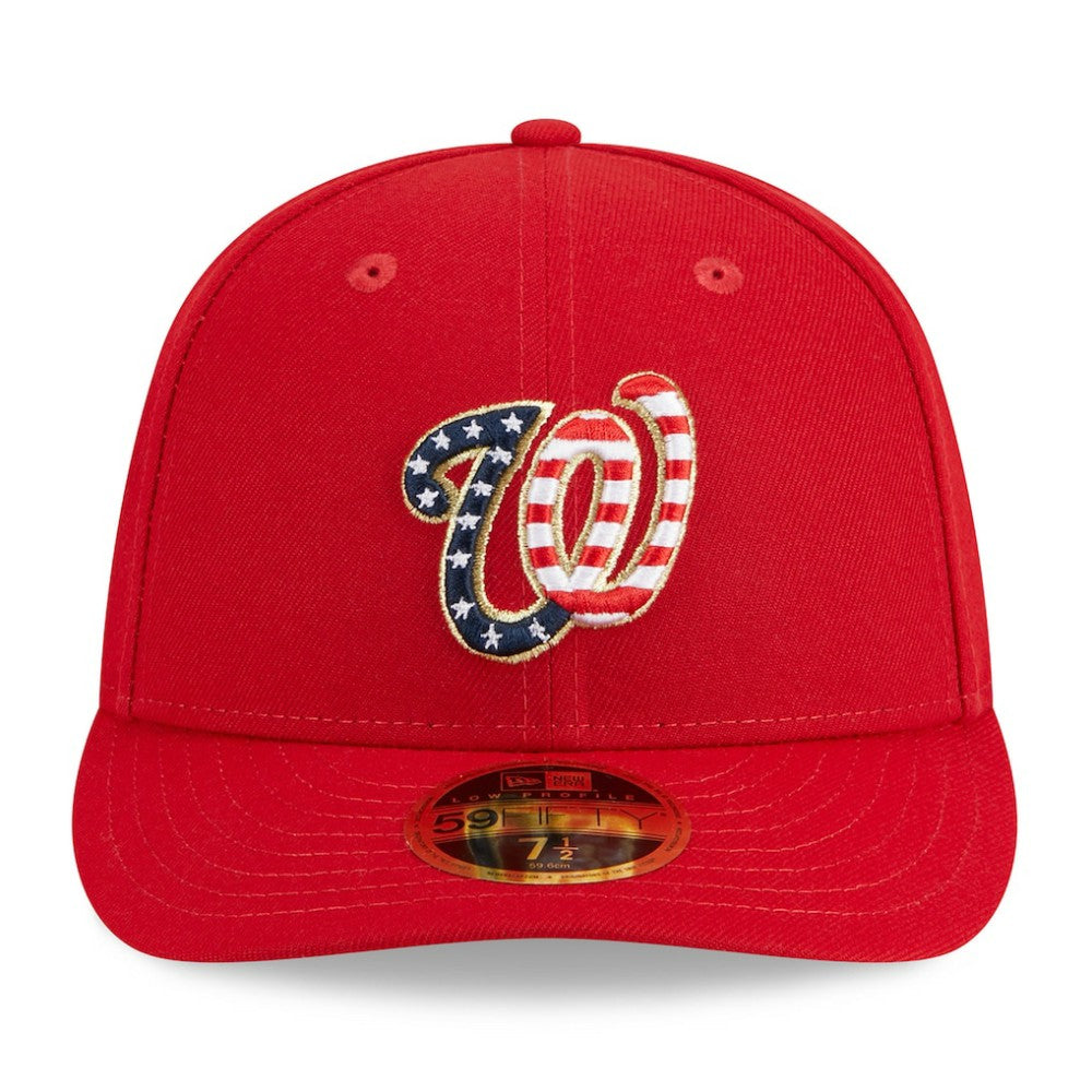 Washington Nationals 2023 Fourth of July Low Profile 59FIFTY Fitted Hat Red | New Era
