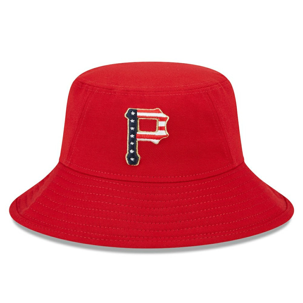 Pittsburgh Pirates 2023 Fourth of July Bucket Hat Red | New Era
