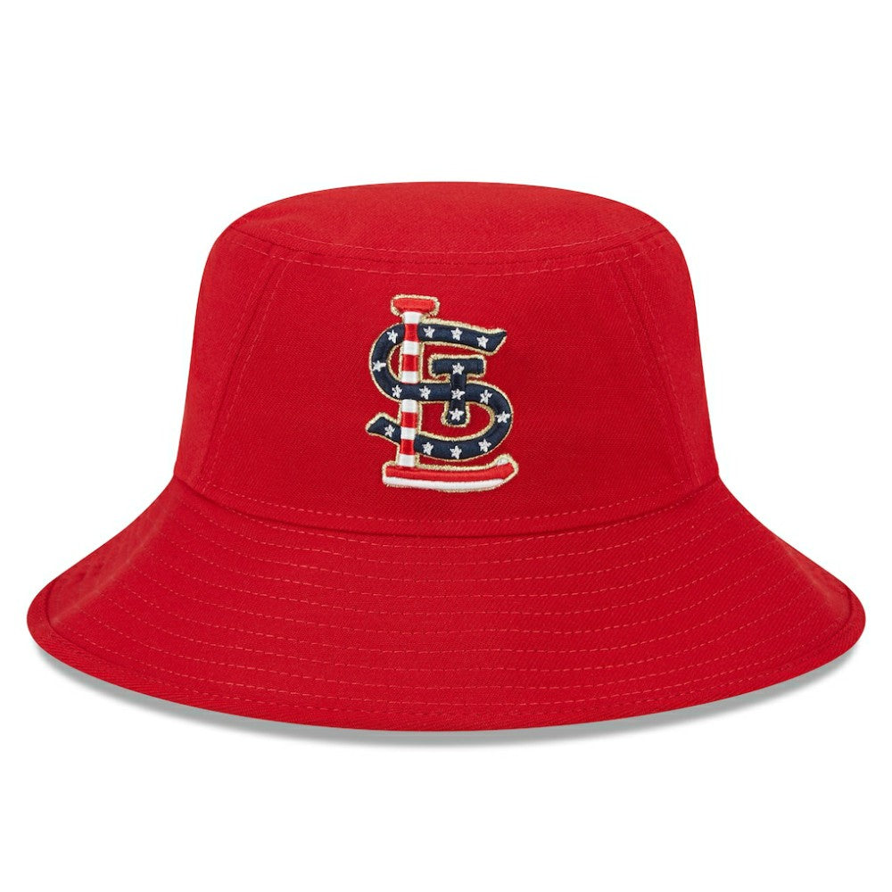 St. Louis Cardinals 2023 Fourth of July Bucket Hat Red | New Era