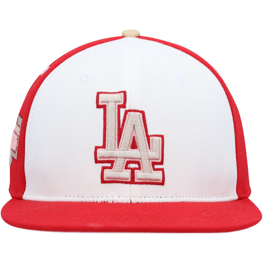 Los Angeles Dodgers Pro Standard Strawberry Ice Cream Drip Snapback Hat White/Red