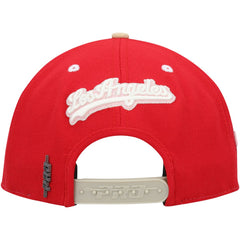 Los Angeles Dodgers Pro Standard Strawberry Ice Cream Drip Snapback Hat White/Red