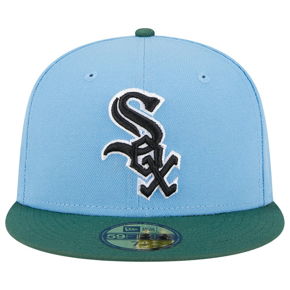 Chicago White Sox 2005 World Series 59FIFTY Fitted Hat Sky Blue/Cilantro | New Era