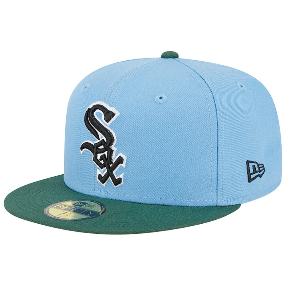 Chicago White Sox 2005 World Series 59FIFTY Fitted Hat Sky Blue/Cilantro | New Era
