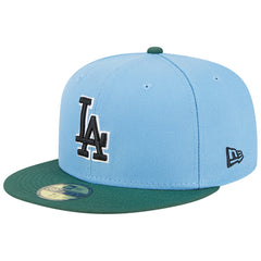 Los Angeles Dodgers 1988 World Series 59FIFTY Fitted Hat Sky Blue/Cilantro | New Era