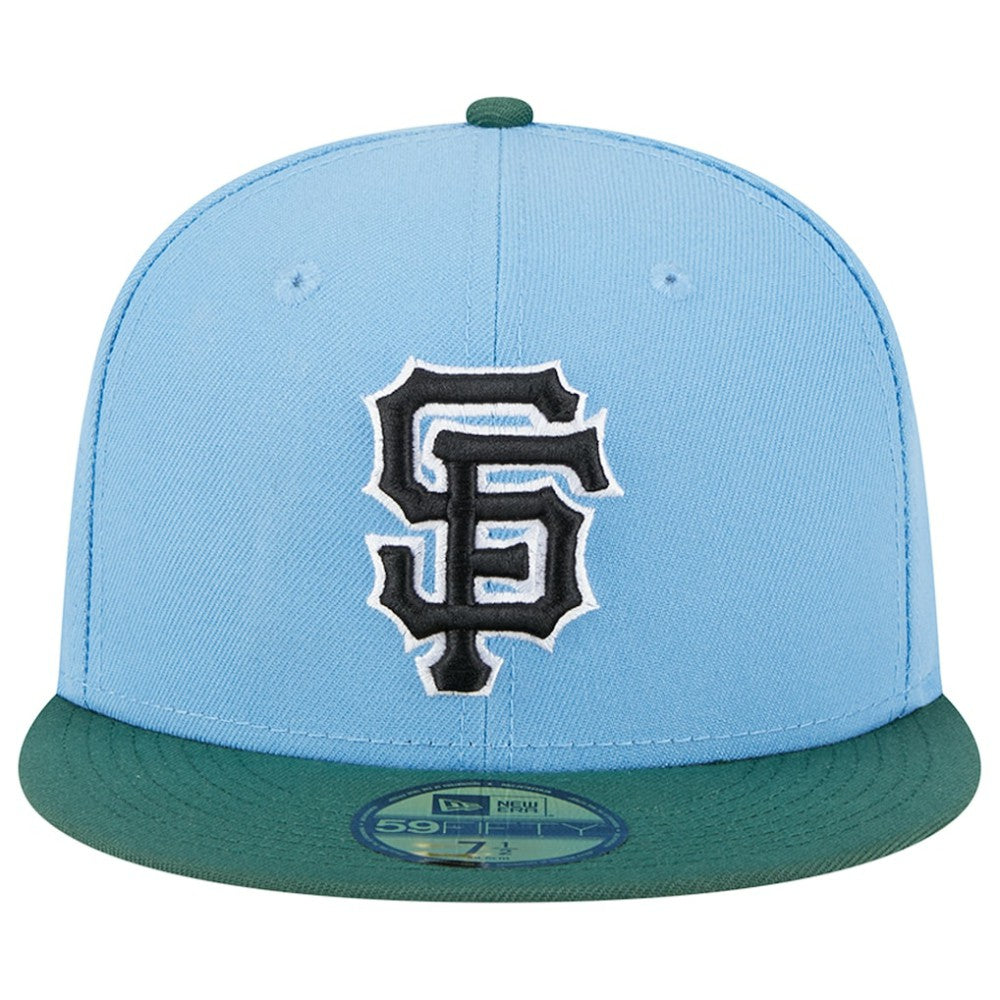 San Francisco Giants 2002 World Series 59FIFTY Fitted Hat Sky Blue/Cilantro | New Era