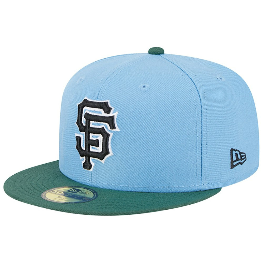 San Francisco Giants 2002 World Series 59FIFTY Fitted Hat Sky Blue/Cilantro | New Era