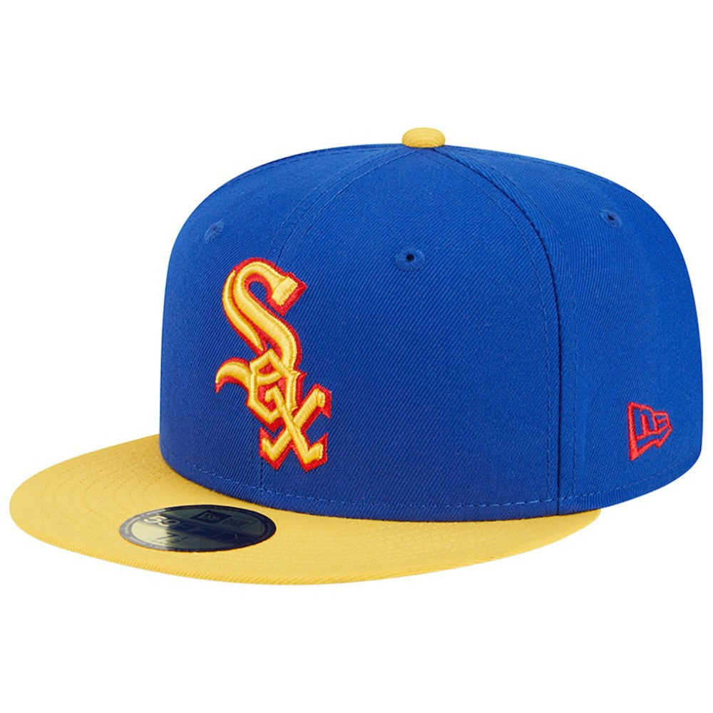 Chicago White Sox Empire 59FIFTY Fitted Hat Royal/Yellow | New Era