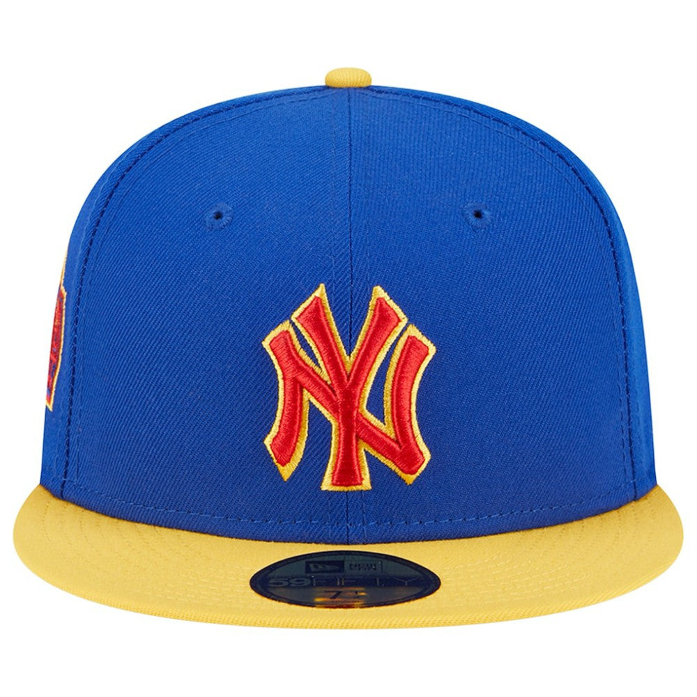 New York Yankees Empire 59FIFTY Fitted Hat Royal/Yellow | New Era