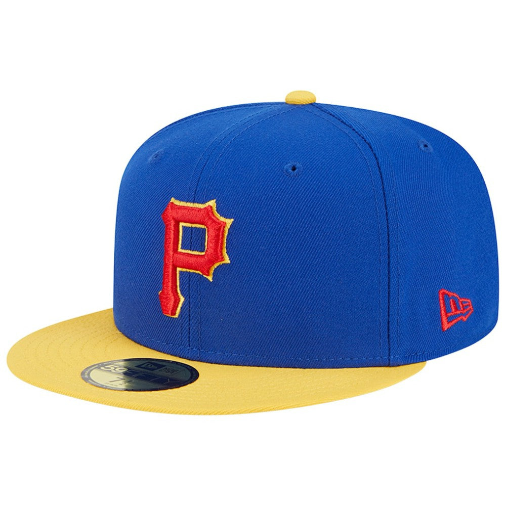 Pittsburgh Pirates Empire 59FIFTY Fitted Hat Royal/Yellow | New Era