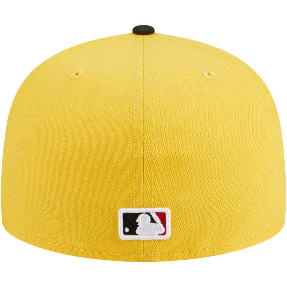 Chicago White Sox Grilled 59FIFTY Fitted Hat Yellow/Black | New Era