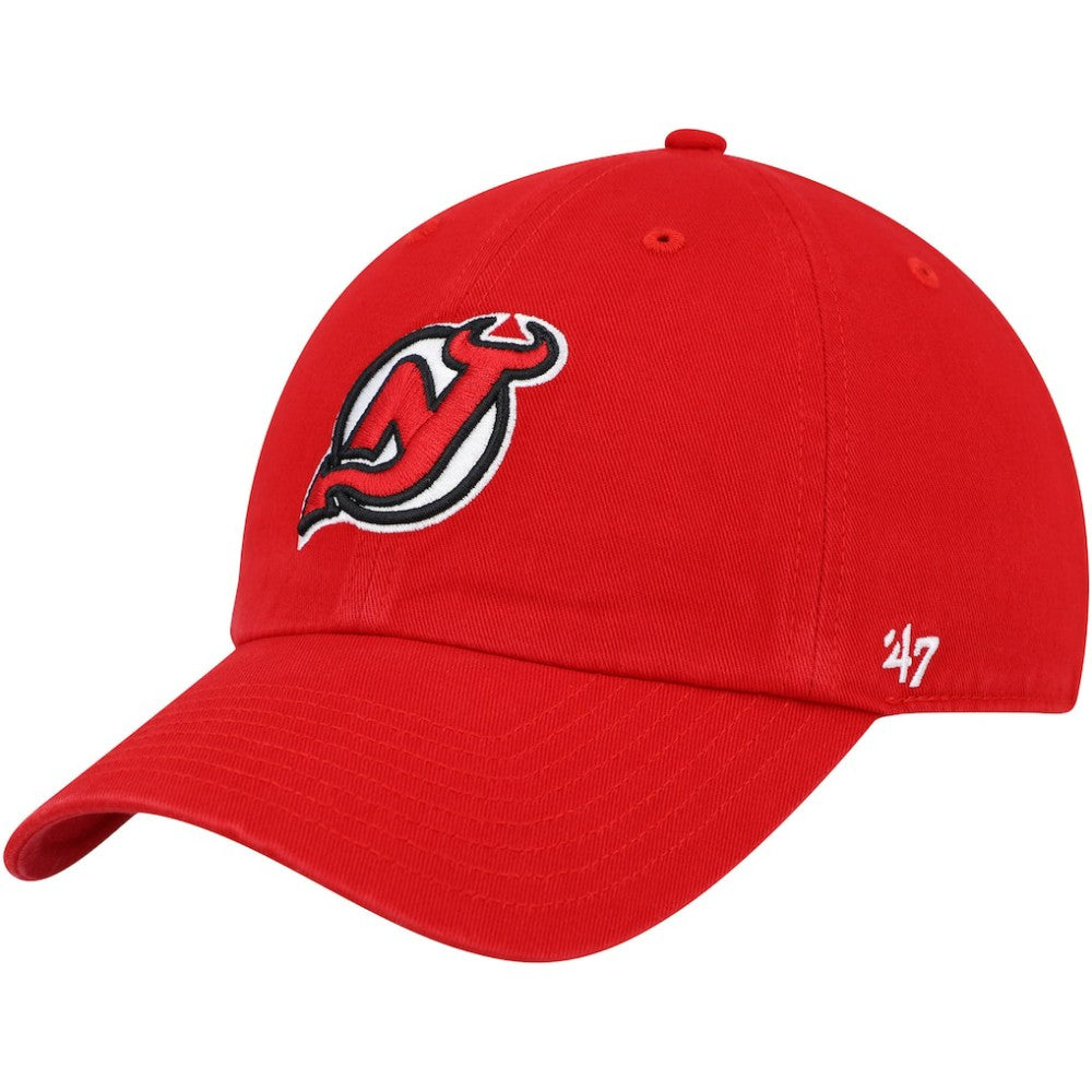 New Jersey Devils '47 Clean Up Adjustable Hat Red