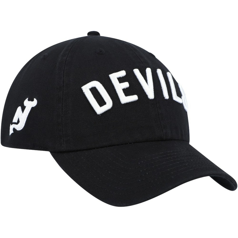 New Jersey Devils '47 Clean Up Adjustable Hat Black