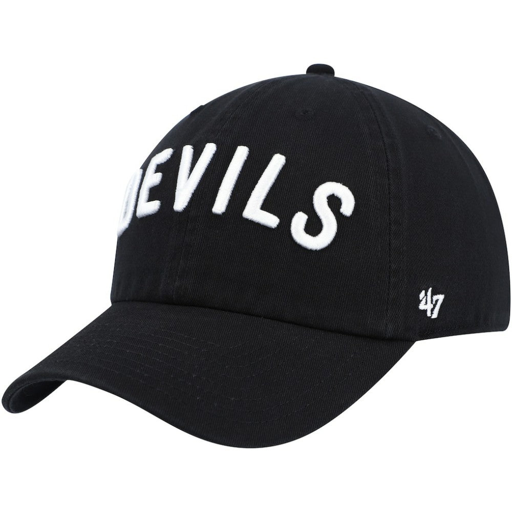 New Jersey Devils '47 Clean Up Adjustable Hat Black