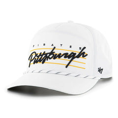 Pittsburgh Pirates 2023 City Connect Downburst Hitch Snapback Hat White | 47 brand