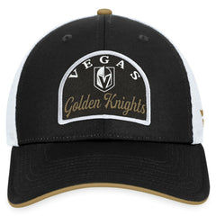 Vegas Golden Knights Fanatics Fundamental Adjustable Hat Black/White