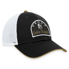 Vegas Golden Knights Fanatics Fundamental Adjustable Hat Black/White