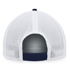 St. Louis Blues Fanatics Foam Front Patch Trucker Snapback Hat Navy/White