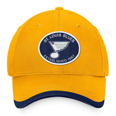 St. Louis Blues Fanatics Fundamental Adjustable Hat Gold