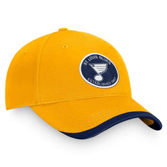 St. Louis Blues Fanatics Fundamental Adjustable Hat Gold