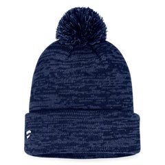 St. Louis Blues Fanatics Fundamental Cuffed Knit Hat with Pom Navy