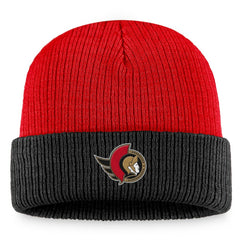 Ottawa Senators Fanatics Heritage Vintage Cuffed Knit Hat Red/Black