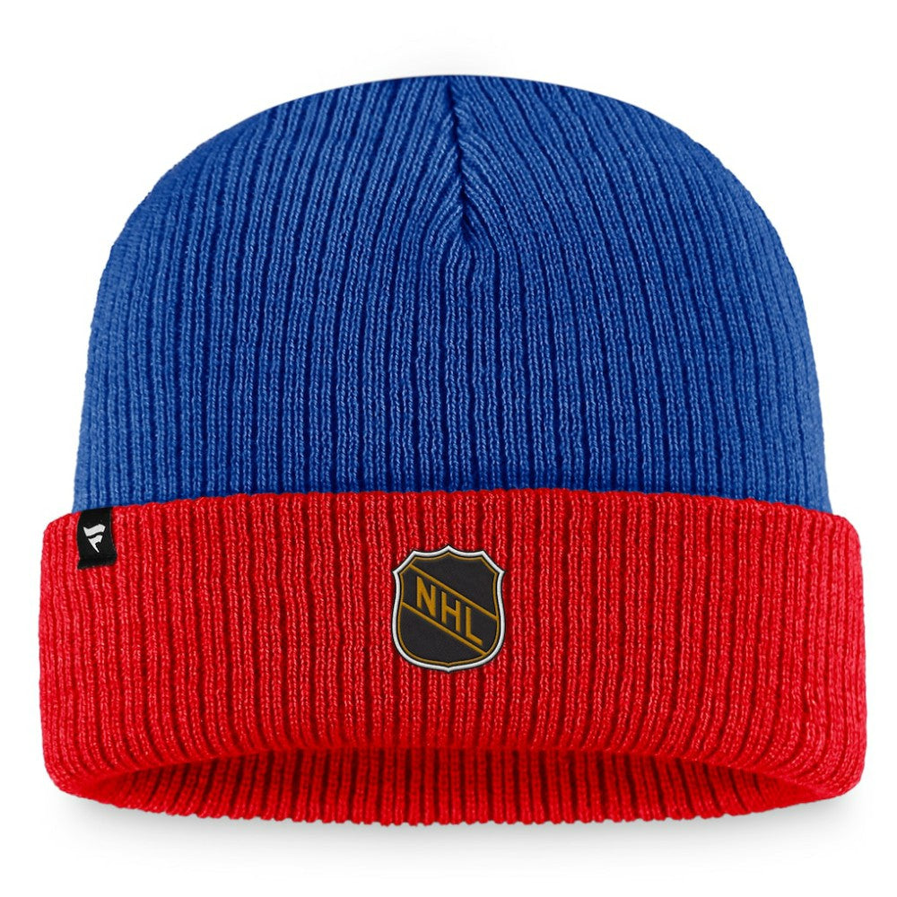Washington Capitals Fanatics Heritage Vintage Cuffed Knit Hat Blue/Red
