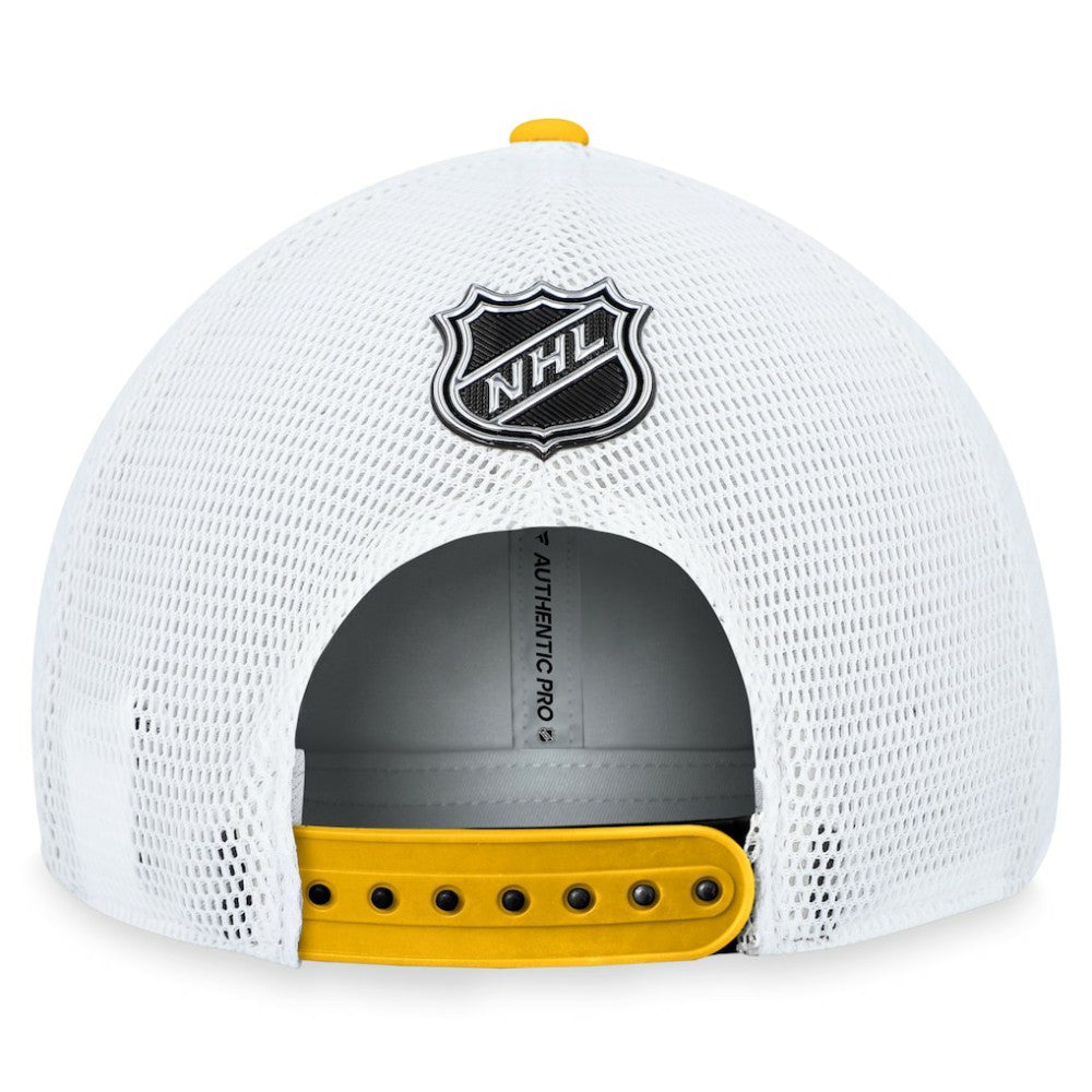 Pittsburgh Penguins Fanatics Authentic Pro Alternate Jersey Trucker Adjustable Hat Black