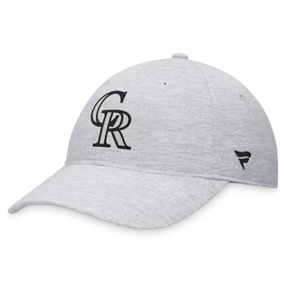 Colorado Rockies Logo Adjustable Hat Gray