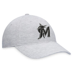 Miami Marlins Logo Adjustable Hat Gray