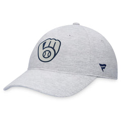 Milwaukee Brewers Logo Adjustable Hat Gray