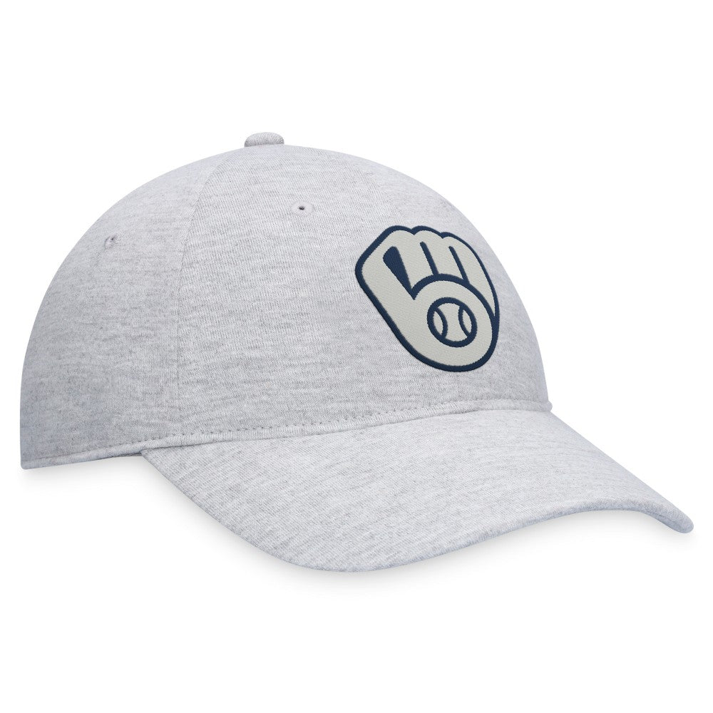 Milwaukee Brewers Logo Adjustable Hat Gray