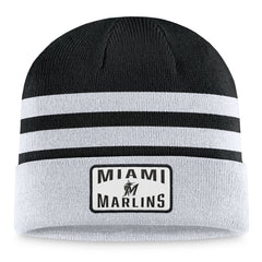 Miami Marlins Cuffed Knit Hat Gray