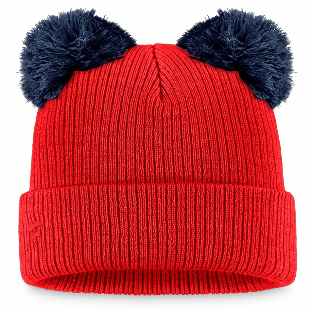 St. Louis Cardinals Women's Double Pom Cuffed Knit Hat Red/Navy
