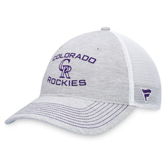Colorado Rockies Trucker Adjustable Hat Gray