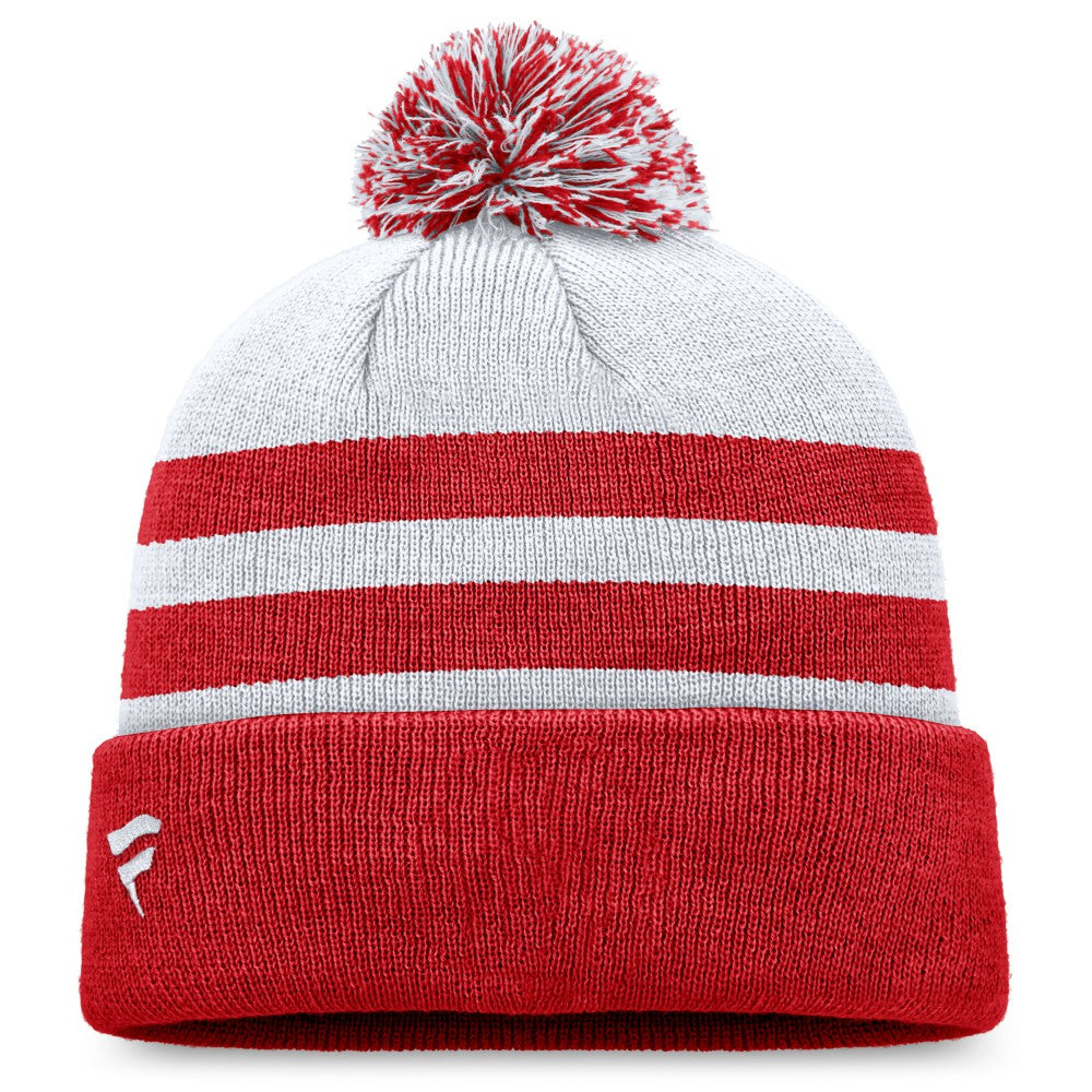 Los Angeles Angels Cuffed Knit Hat with Pom Gray