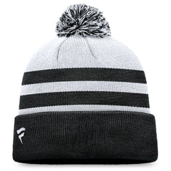 Miami Marlins Cuffed Knit Hat with Pom Gray
