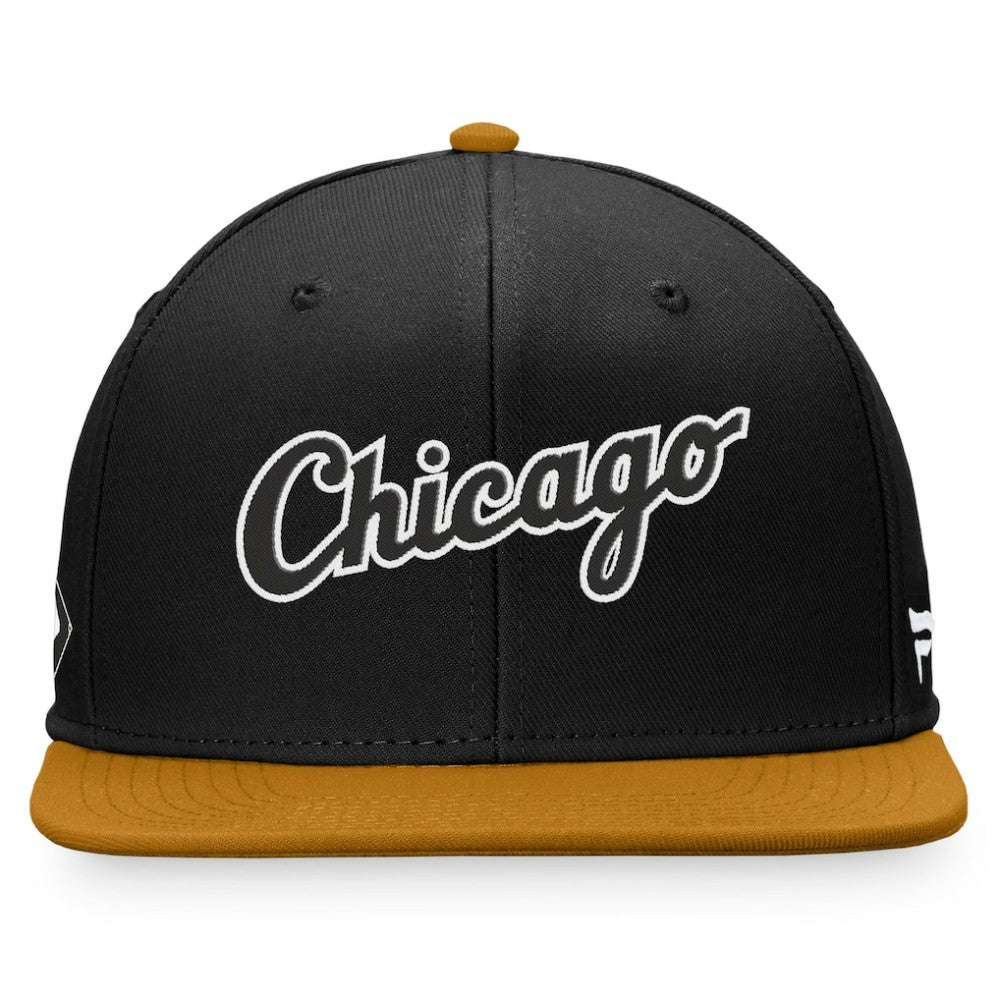 Chicago White Sox Fitted Hat Black/Khaki
