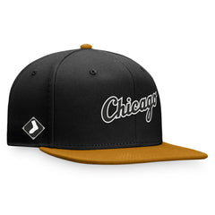 Chicago White Sox Fitted Hat Black/Khaki