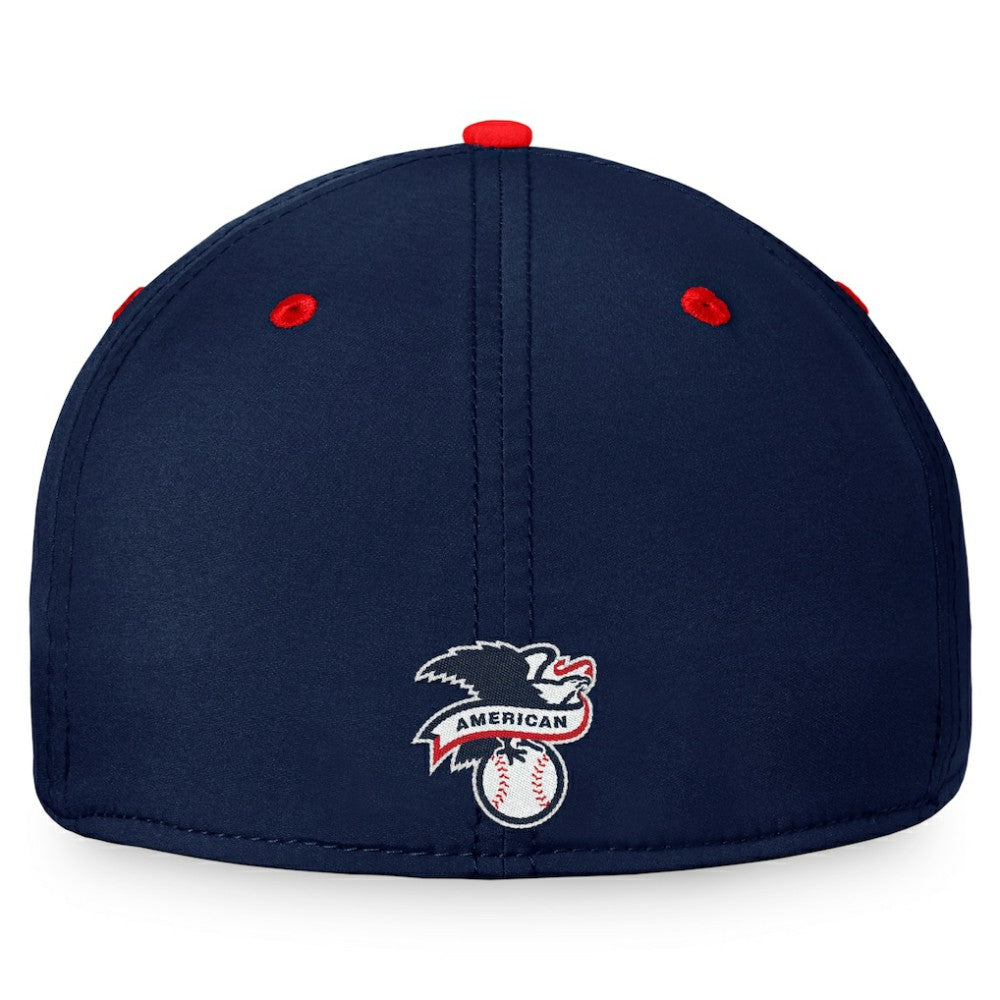 Boston Red Sox Stacked Logo Flex Hat Navy/Red