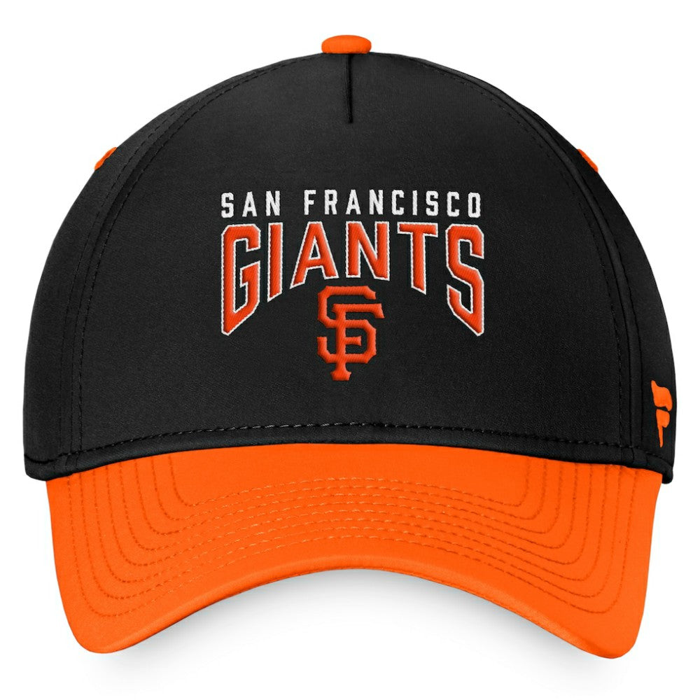 San Francisco Giants Stacked Logo Flex Hat Black/Orange