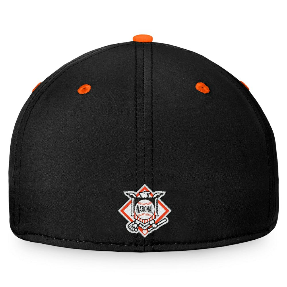 San Francisco Giants Stacked Logo Flex Hat Black/Orange